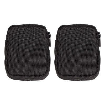 Durable Diving Weight Pocket 2KG 4.4lbs Scuba Diving Weights Belt Pocket Counter Weight Carry Bag Zipper Closure for Scuba Diving, Snorkeling- Black