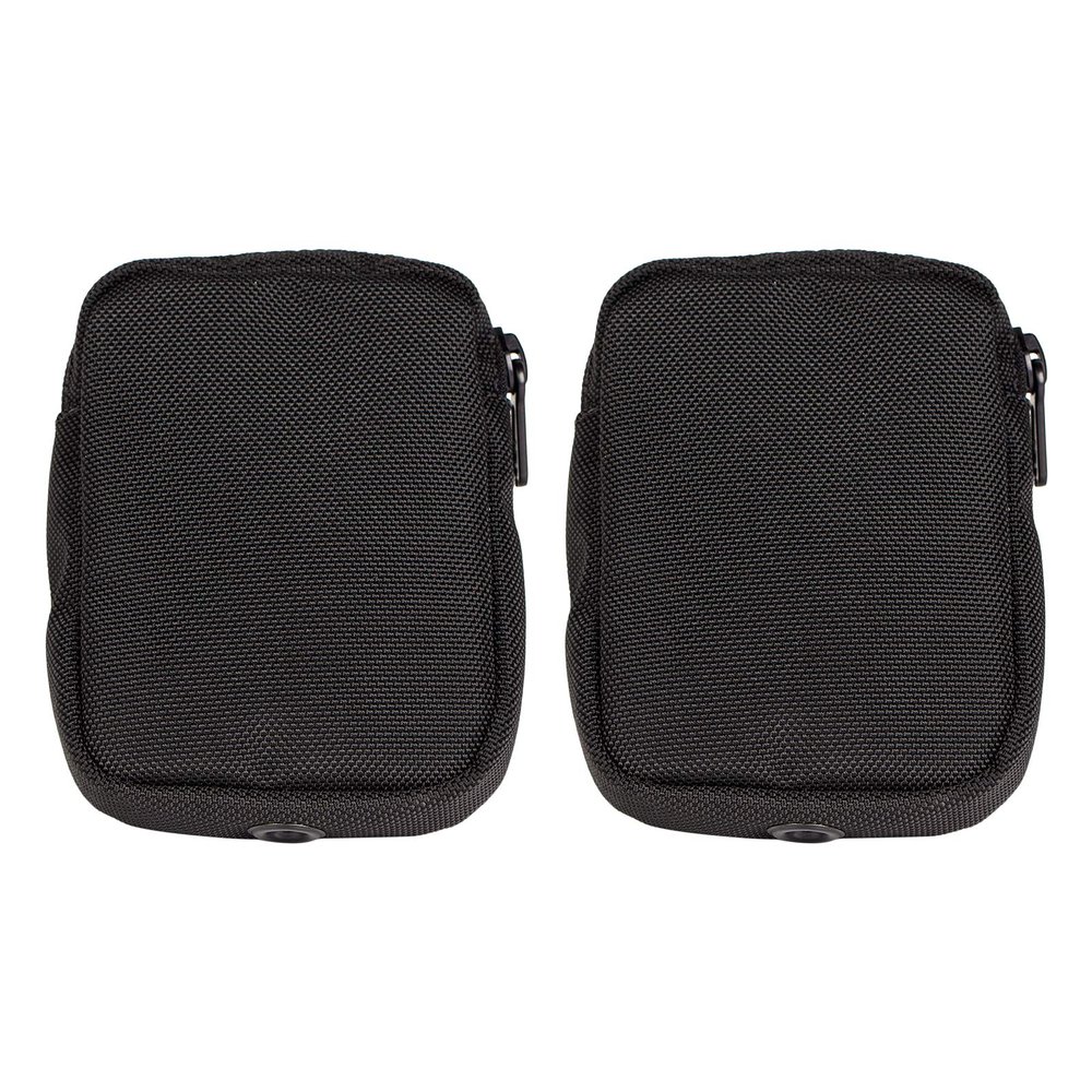 Durable Diving Weight Pocket 2KG 4.4lbs Scuba Diving Weights Belt Pocket Counter Weight Carry Bag Zipper Closure for Scuba Diving, Snorkeling- Black