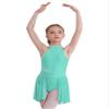 JEATHA Kids Girls Rhinestone Sleeveless Mock Neck Roller Skating Dress Gymnastic Leotard Ballet Dance Costume Mint Green B 16 view 1