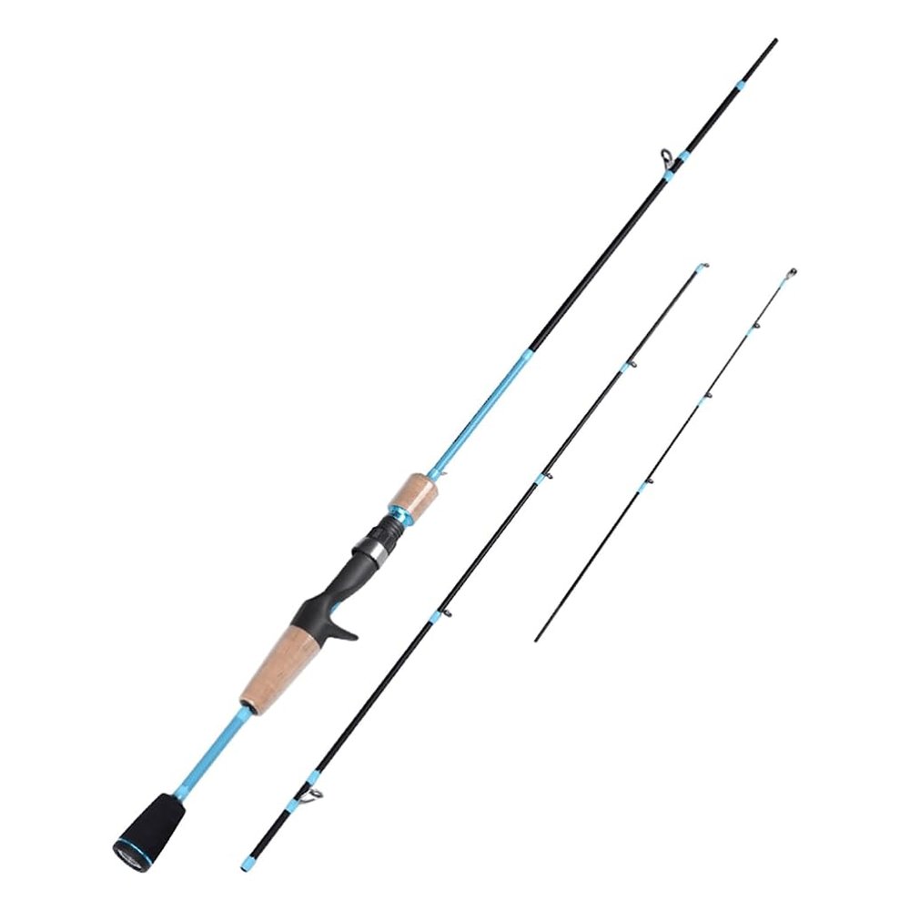 Portable Fishing Pole Fishing Pole Highly Responsive Fishing Rod Easy to Carry Reel and Fishing Rod Combo Carbon Fiber Casting Rod Easy to use