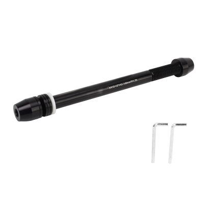 QANYEGN Trainer Thru Axle, Aluminium Alloy High Strength Training Axle, Bike Trainer Shaft, Balance Pusher for M12x142 to M12x148mm Hub