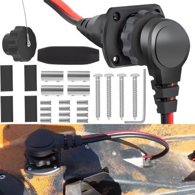 Trolling Motor Plug Receptacle Set for Minn Kota 1865128 1865120 MKR-28 26