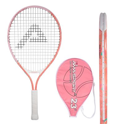 AMA SPORT Kids Tennis Racket for Junior Toddlers Starter Kit 17-25" for Girls and Boys - 4 Color Kids Tennis Rackets Age 2-12 with 420D Nylon Shoulder Strap Bag