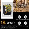 OUNERGY 12L Hydration Backpack Vest, Multi-Pocket Design, Breathable and Lightweight Running Backpack for Cycling, Climbing and Hiking (Green with 1.5L Bladder) view 3