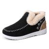 Ladmiple Womens Boots Wide Calf Arch Support Womens Casual Slip-on Warm Loafers Shoes Faux Fur-Lined Comfortable Lightweight Winter Snow Ankle Boots Outdoor Walking Shoes view 3