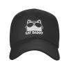 Cat Daddy Baseball Casual Baseball Cap Unisex Comfortable Sports Hat Black Outdoor Uv Protection Sun Hats view 2