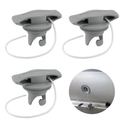 3 Pcs Boat Air Valve Plugs Spiral Air Plugs Replacement for Inflatable Boat Kayak Airbeds