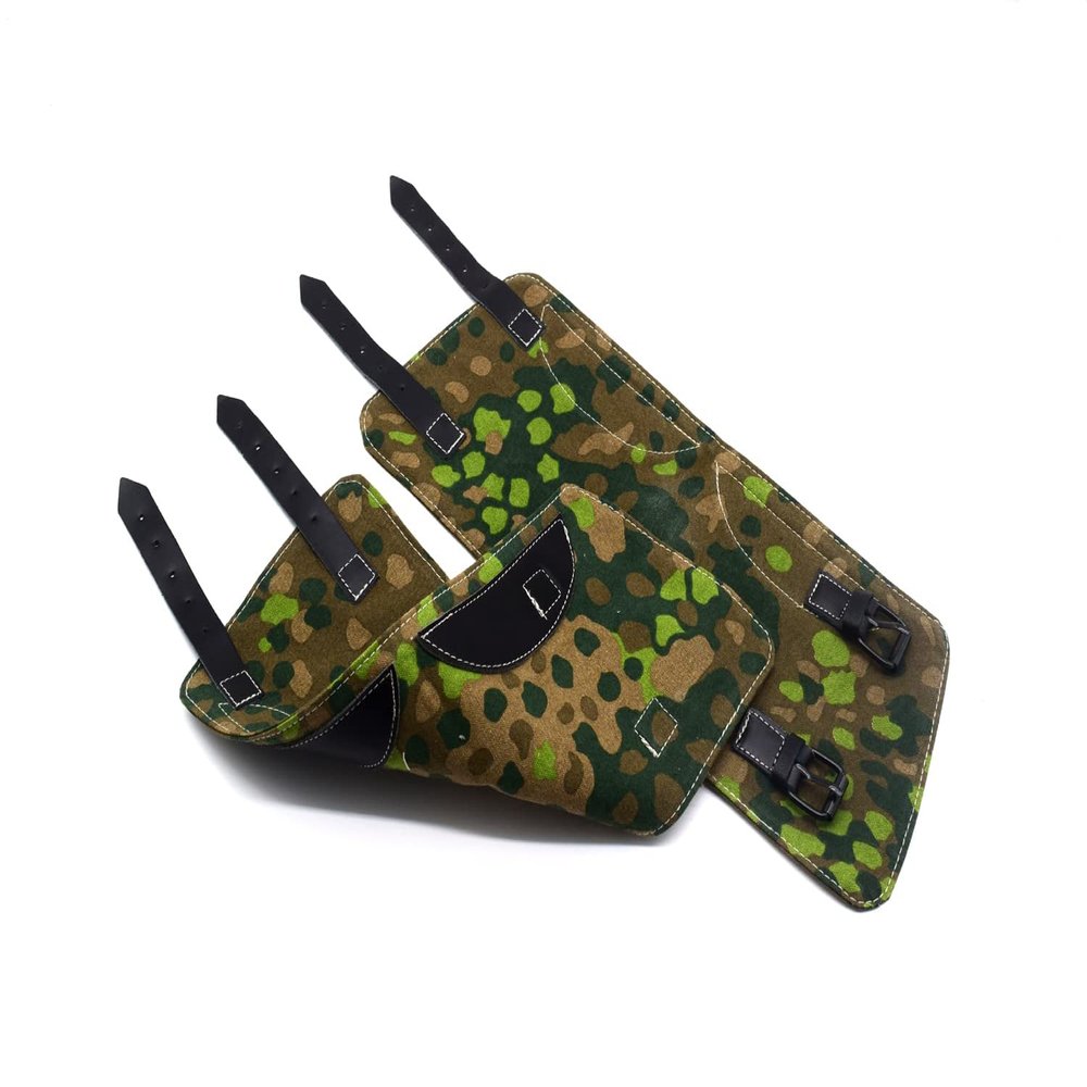 CLAYHU Replica WWII German Leggings Puttee Gaiters DOT 44 Camo Color
