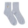 2Pairs Women Wool Socks - Thick Knit Warm Winter Cozy Comfy Gifts for Women (Grey, One Size) view 1