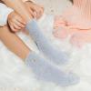 2Pairs Women Wool Socks - Thick Knit Warm Winter Cozy Comfy Gifts for Women (Grey, One Size) view 2