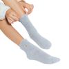 2Pairs Women Wool Socks - Thick Knit Warm Winter Cozy Comfy Gifts for Women (Grey, One Size) view 3