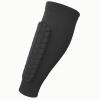 kowaku Football Leg Sleeves Soccer Shin Guards Socks Shinguards Compression Calf Sleeves for Running Athlete Softball Teens Adult, Black XL view 1