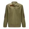 QWENTMTNTY Mens Winter Sweater Mens Quarter Zip Pullover Sweater Men Pullover Mens Big and Tall Shawl Collar Sweater Men Cashmere Sweater Mens B-Khaki view 2