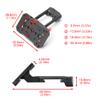QIRUIMY RMR Red Dot Sight, Universal 45-Degree Lightweight Optic Mount with Mount Adapter Plates Included, Fit for 20 mm Picatinny Rail view 4