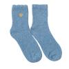 2 Pairs Women's Wool Socks - Thick Knit, Warm Winter Socks, Comfy, Cozy Gifts for Women - Dark Blue, One Size view 1
