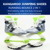 EvikoO Kangaroo Jumping Shoes, Adults Adults Exercise Fitness Bounce Shoes, Professional Fitness Workout Jumps Bounce Shoes (Color : Silver-B, Size : XX-Large) view 2