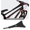 SING F LTD 1x Fabric Bike Training Sweat Guard Bike Sweat Net for Bike Frame Protection and Sweat-Free, Red view 2