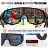 X-TIGER Polarized Youth Baseball Sunglasses UV400 Kids Sunglasses Boys Girls 8-12 Youth for Softball Cycling Sports Glasses view 3