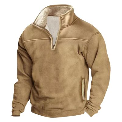 QWENTMTNTY Mens Corduroy Shirt Long Sleeve Casual Pullover Outdoor Clothing Sueter para Hombres Sudaderas para Hombre Conjunto Deportivo para Hombre Pantalones E-Khaki