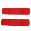 LIUGOU 1Pair Soccer Shin Guard Strap, Anti Slip Sports Football Legging Shin Fixed Straps, Lightweight Ankle Guards for Kicking Ball, Running, Cycling (red) view 2