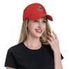 Beautiful Skull Sports Baseball Cap, Cute hat Gift for Boyfriend and Girlfriend (3 Red) view 2