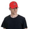 Beautiful Skull Sports Baseball Cap, Cute hat Gift for Boyfriend and Girlfriend (3 Red) view 4