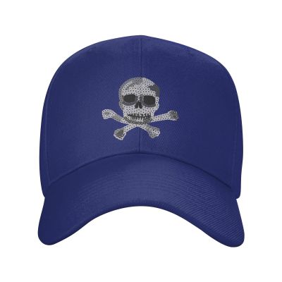 Beautiful Skull Sports Baseball Cap, Cute hat Gift for Boyfriend and Girlfriend (4 Blue)