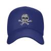 Beautiful Skull Sports Baseball Cap, Cute hat Gift for Boyfriend and Girlfriend (4 Blue) view 1