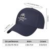 Beautiful Skull Sports Baseball Cap, Cute hat Gift for Boyfriend and Girlfriend (5 Cyan) view 4