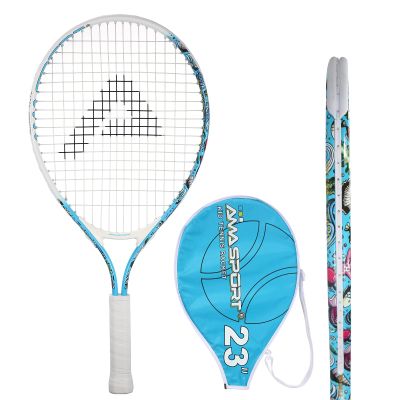 AMA SPORT Kids Tennis Racket for Junior Toddlers Starter Kit 17-25" for Girls and Boys - 4 Color Kids Tennis Rackets Age 2-12 with 420D Nylon Shoulder Strap Bag