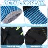 Newcotte 3 Pairs Winter Snow Gloves Kids Waterproof Long Cuff Ski Gloves Warm Mittens for Boys Girls Toddler Outdoor(Warm Style,Aged 6-10) view 4