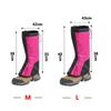 ARrase Leg Gaiters, Waterproof Boot Gaiters 1 Pair Leggings for Hiking, Hunting and Walking, Breathable Mountain Climbing Gaiters (Color : Pink, Size : Large) view 2
