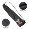PATIKIL Badminton Racquet Cover Bag, 2 Pack Soft Badminton Racket Pouch Velvet Lining with Drawstring Durable Lightweight for Badminton Player, Black view 3