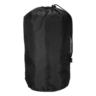 PATIKIL Stuff Sack, 9 x 16 Inch Waterproof Outdoor Storage Sack Upgrade Drawstring Bag Ultralight Ditty Bags Portable Dust Flap for Organizing Camping Hiking Travel Gear, Black