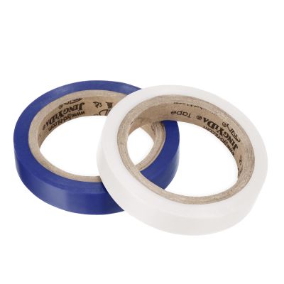 M METERXITY 2 Pack Racquet Overgrip Tape - Badminton Tennis Racket Grip Finishing Tape Wrap Tape Sticky Non-Slip, Apply to Tennis Racket (26Ft, Blue/White)