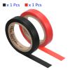 M METERXITY 2 Pack Racquet Overgrip Tape - Badminton Tennis Racket Grip Finishing Tape Wrap Tape Sticky Non-Slip, Apply to Tennis Racket (26Ft, Black/Red) view 4