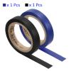 M METERXITY 2 Pack Racquet Overgrip Tape - Badminton Tennis Racket Grip Finishing Tape Wrap Tape Sticky Non-Slip, Apply to Tennis Racket (26Ft, Blue/Black) view 4