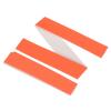 M METERXITY 12 Pack Badminton Racket Protection Tape - Matte Surface PU Material Thickened Racket Frame Stickers, Apply to Badminton/Tennis (9.8"x0.7", Orange) view 4