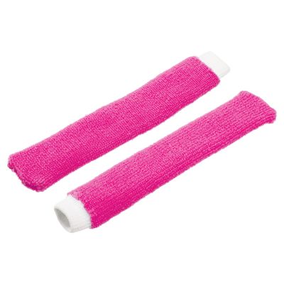 M METERXITY 2 Pack Badminton Towel Overgrip - Nylon Anti-Skid Sweatband Tennis Racquet Grip, Apply to Badminton/Tennis/Golf Handle (Fuchsia)