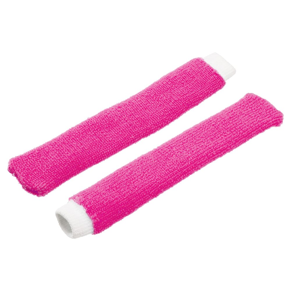 M METERXITY 2 Pack Badminton Towel Overgrip - Nylon Anti-Skid Sweatband Tennis Racquet Grip, Apply to Badminton/Tennis/Golf Handle (Fuchsia)
