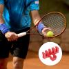 M METERXITY 2 Pack Badminton Stringing Racquet Load Spreader - Badminton Pressure Reducer Stringing Protector Threading Machine Adapter for Training (Red) view 2
