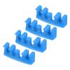 M METERXITY 4 Pack Badminton Stringing Racquet Load Spreader - Badminton Pressure Reducer Stringing Protector Threading Machine Adapter for Repair Fixing (Blue)