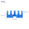 M METERXITY 4 Pack Badminton Stringing Racquet Load Spreader - Badminton Pressure Reducer Stringing Protector Threading Machine Adapter for Repair Fixing (Blue) view 3