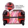 EdNeY Retro Hippie Magic Mushroom Psychedelic Travel Luggage Cover Elastic Anti-scratch Suitcase Cover Protector Spandex Stretch Luggage Baggage Covers Fits 18-21 Inch Luggage,S view 4