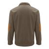Alalaso Men's Corduroy Shirts Casual Lapel Collar Button Up Pullover Mock Neck Long Sleeve Sweaters Casual Polo Sweatshirts view 3