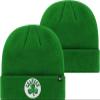 47 NBA Unisex-Adult Primary Logo Cuffed Knit Primary Logo Team Color Beanie Hat Cold Weather Hat, One Size (Boston Celtics Green) view 1