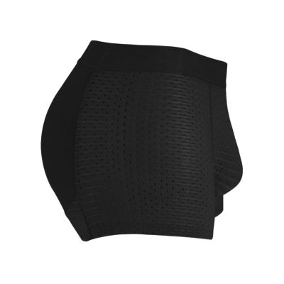 Mens Buttocks Underwear Buttocks Pad Lifting Underwear Lifting Tool Buttocks Shaping Boxers Briefs for Men (Black, XXL)