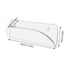 GOWENIC Clear Acrylic Skateboard Wall Rack, Lightweight and | Skateboard Holder for Home Display with Concise Appearance (White) view 3