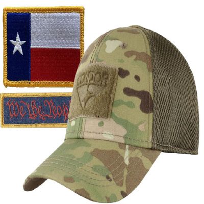 Condor MESH Fitted Cap Bundle (TX & We The People) - Multicam S/M - Color