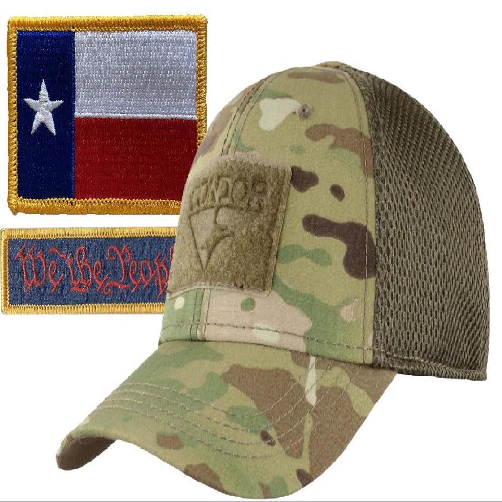 Condor MESH Fitted Cap Bundle (TX & We The People) - Multicam S/M - Color
